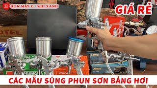 Các Mẫu Súng Phun Sơn Bằng Hơi  Chọn Súng Phun Phù Hợp Nhất [upl. by Anivad]