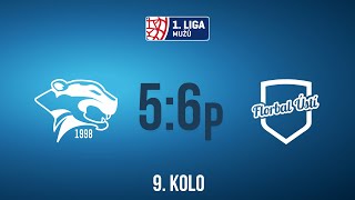 PANTHERS OTROKOVICE  Florbal Ústí 1 liga mužů Základní část 9kolo [upl. by Nosreffej]