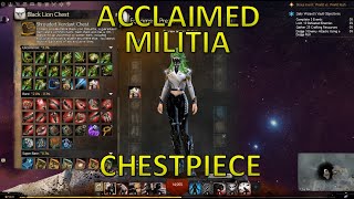 GW2  Sept 29 24  BLC New Item Preview Acclaimed Militia Chestpiece [upl. by Urbain]