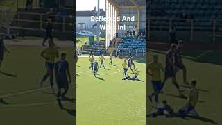 Deflected And Went In deflection nonleague nonleaguefootball goal longshot barrytown [upl. by Niko]