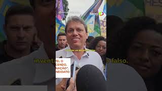 População dará cartão vermelho a Marçal diz Tarcísio após publicação de laudo falso contra Boulos [upl. by Sampson]