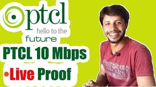 PTCL Amazing 10Mbps Only 2499 PTCL New Connection VDSL 10Mbps internet speed live proof by asooji [upl. by Verdi]