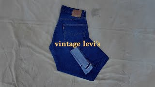 best pair of vintage levis Ive ever found [upl. by Findlay]