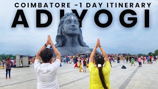 Adiyogi Coimbatore Travel Guide 1 Day Budget ItineraryIsha Foundation  Dhyanalinga  Shiva Statue [upl. by Zsolway79]