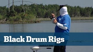 How To Black Drum Rigs  Florida Sport Fishing TV  Rigging Station Keeps You Hooked Up [upl. by Imas]