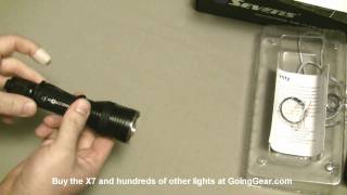 4Sevens Maelstrom X7 XML Tactical Flashlight Review [upl. by Grodin929]