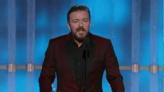 Ricky Gervais Golden Globes 2012 Açılış Konuşması Türkçe Altyazılı [upl. by Airdnoed168]