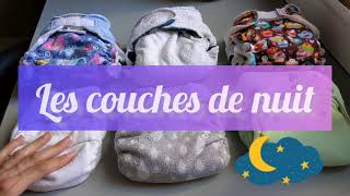 QUELLES COUCHES LAVABLES POUR LA NUIT  Types et marques à choisir Test avis astuces et conseils [upl. by Artkele]