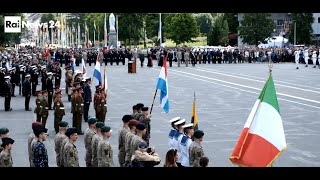 Servizio di Rai News sul 64° Pellegrinaggio Militare Internazionale a Lourdes [upl. by Sura]