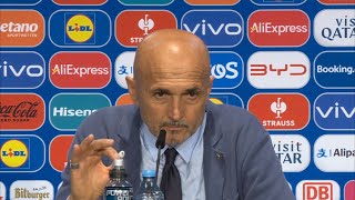 Spalletti dopo SvizzeraItalia 20 «Resto ct Responsabilità mia ho scelto io i calciatori» [upl. by Hanaj]