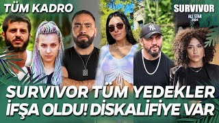 SURVIVOR ALL STAR 2024 TÃœM YEDEKLER Ä°FÅA OLDU 12 YARIÅMACI NE ZAMAN KADROYA GÄ°RECEK Ä°LK DÄ°SKALÄ°FÄ°YE [upl. by Zasuwa747]