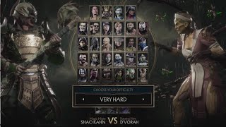 SHAO KAHN VS DVORAH MK11 VERY HARD [upl. by Emoraj236]