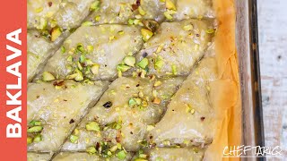 Baklava Baklawa  Chef Tariq [upl. by Jt258]