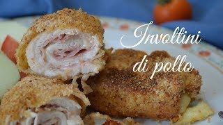 INVOLTINI DI POLLO AL FORNOricetta veloce e facile [upl. by Hplodur]