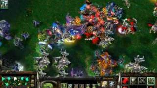 Warcraft 3 The Frozen Throne  Epic Battle  5 vs 5 [upl. by Aztin]