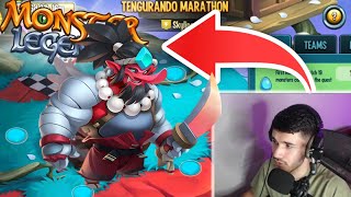 NEW TENGURANDO MARATHON  IS THIS NEW MYTHIC WORTH RACING  MONSTER LEGENDS [upl. by Ritch]