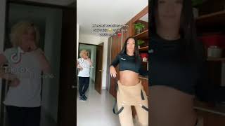 Mi madre reacciona a mi baile de mujeriego Todas las veo buenas si bebo ron Shorts TikTok [upl. by Astera44]