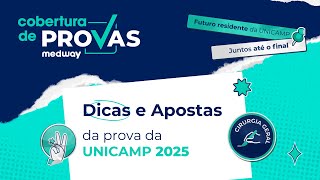 Dicas e Apostas para a prova da UNICAMP  Cirurgia  Cobertura de Provas Medway [upl. by Forcier]