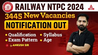 RRB NTPC New Vacancy 2024 Punjab  NTPC Qualification Exam Pattern Syllabus Age  Full Details [upl. by Tneciv]