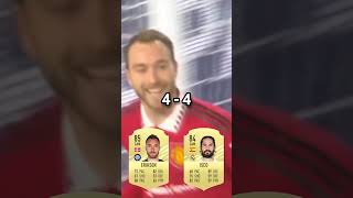 Christian Eriksen vs Isco FIFA Rating Competition eafc24 fifa25 eriksen isco football [upl. by Arodasi]