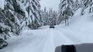 Oregon  Olallie Lake snow run  March 2024 [upl. by Nate532]