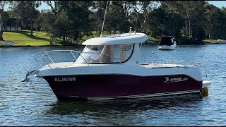 Arvor 21 Cabin Cruiser  Walkthrough [upl. by Bertolde]