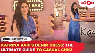 Katrina Kaifs denim dress STEALS the show giving us MAJOR style goals check here for more details [upl. by Ancalin574]