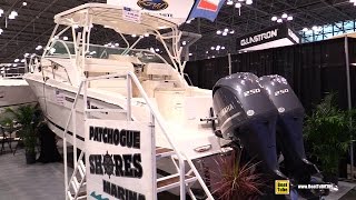 2015 Wellcraft 290 Coastal Fishing Motor Boat  Walkaround  2015 New York Boat Show [upl. by Ahsita]