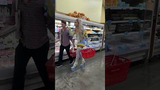 drag queen shops at Trader Joe’s in 10 inch heels embarrassing [upl. by Gelasius]