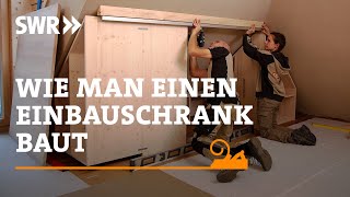 Wie man einen Einbauschrank baut  SWR Handwerkskunst [upl. by Sloane226]