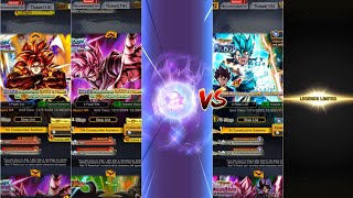 Ultra SS 4 Gogeta Summon Vs Ultra Rose Goku Black Summon Vs LL Vegito Summon  Dragon Ball Legends [upl. by Chrisoula132]