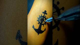 Hand Tattoo Create To Pen 🔥💯  Simple Tattoo tattoo art shorts youtubeshorts diy [upl. by Enenej]