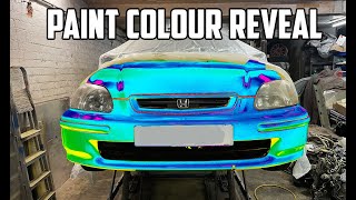 Part 2  Paint Reveal for the Civic [upl. by Jerrine842]