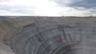 Mir Diamond Mine  Mirny Yakutia Eastern Siberia Russia [upl. by Renell]