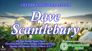 A Celebration of the Life of Dave Scantlebury [upl. by Culley259]