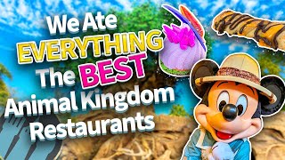 We’ve Eaten at Every Animal Kingdom Restaurant These Are the BEST [upl. by Janet45]