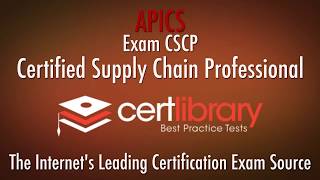 CSCP APICS Certification Practice Test  2018  wwwcertlibrarycom [upl. by Merc]