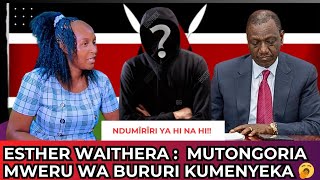 Esther waithera  Mûtongoria mweru wa Bururi kumenyeka na Bururi wa Kenya🇰🇪 nî ukugega múno 😱🥱🥱 [upl. by Akkim]