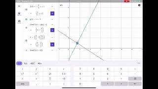 Geogebra Schnittpunkt und Nullstellen [upl. by Gillian932]