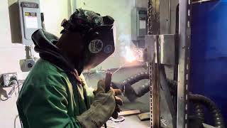 Stick Welding 2F 7018 332 Rod [upl. by Bullis188]