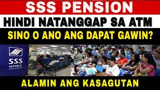 ✅SSS Pension Hindi Natanggap Ano ang Dapat Gawin [upl. by Nnylyaj15]