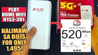 PLDT Home Prepaid WiFi H153381 Speed Test Review and Quick Unboxing SULIT NGA BA [upl. by Allanson]