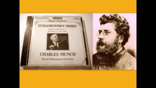 Georges Bizet  Symphony no 1 in C major Charles Munch conductor [upl. by Fiann]