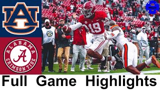 1 Alabama vs 22 Auburn Highlights  2020 Iron Bowl  2020 College Football Highlights [upl. by Fadil]