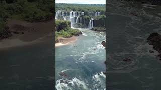 Iguazu Falls from a birds eye view Drone video in 4k [upl. by Letizia]