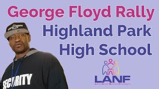 George Floyd Rally Highland Park High School [upl. by Nimajaneb]