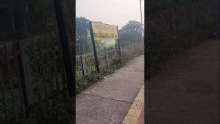 RANAGHAT  BONGAON LOCAL leaving SATBERIA HALT train indianrailways sealdahdivision railway [upl. by Hannala]