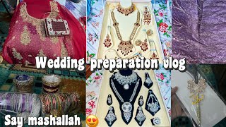 Wedding preparations  shaadi ki tiyaria shoru ☺️ [upl. by Deonne]