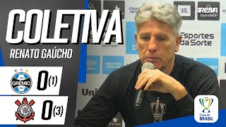 COLETIVA RENATO GAÚCHO  AO VIVO  Grêmio x Corinthians  Copa do Brasil 2024 [upl. by Onairam]