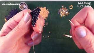 How to Make Simple Chevron Fringe Earrings Beading Tutorial Episode 5 [upl. by Yreme439]